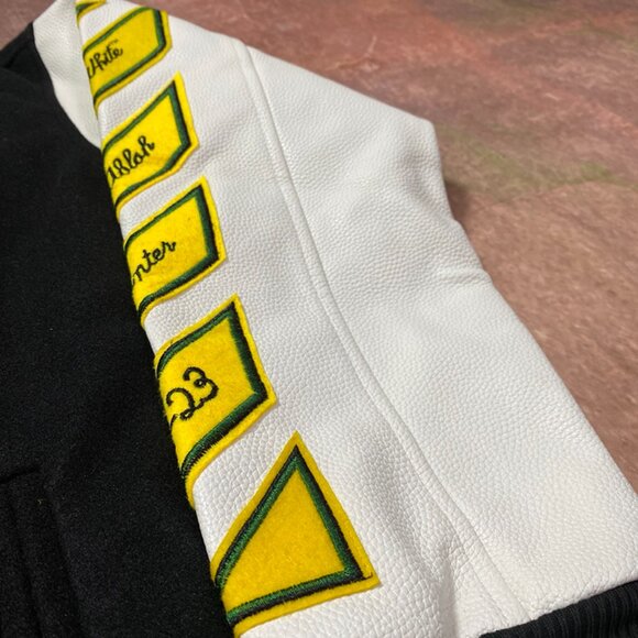 Off-White Black And White Baseball Jacket - Picture 8 of 10